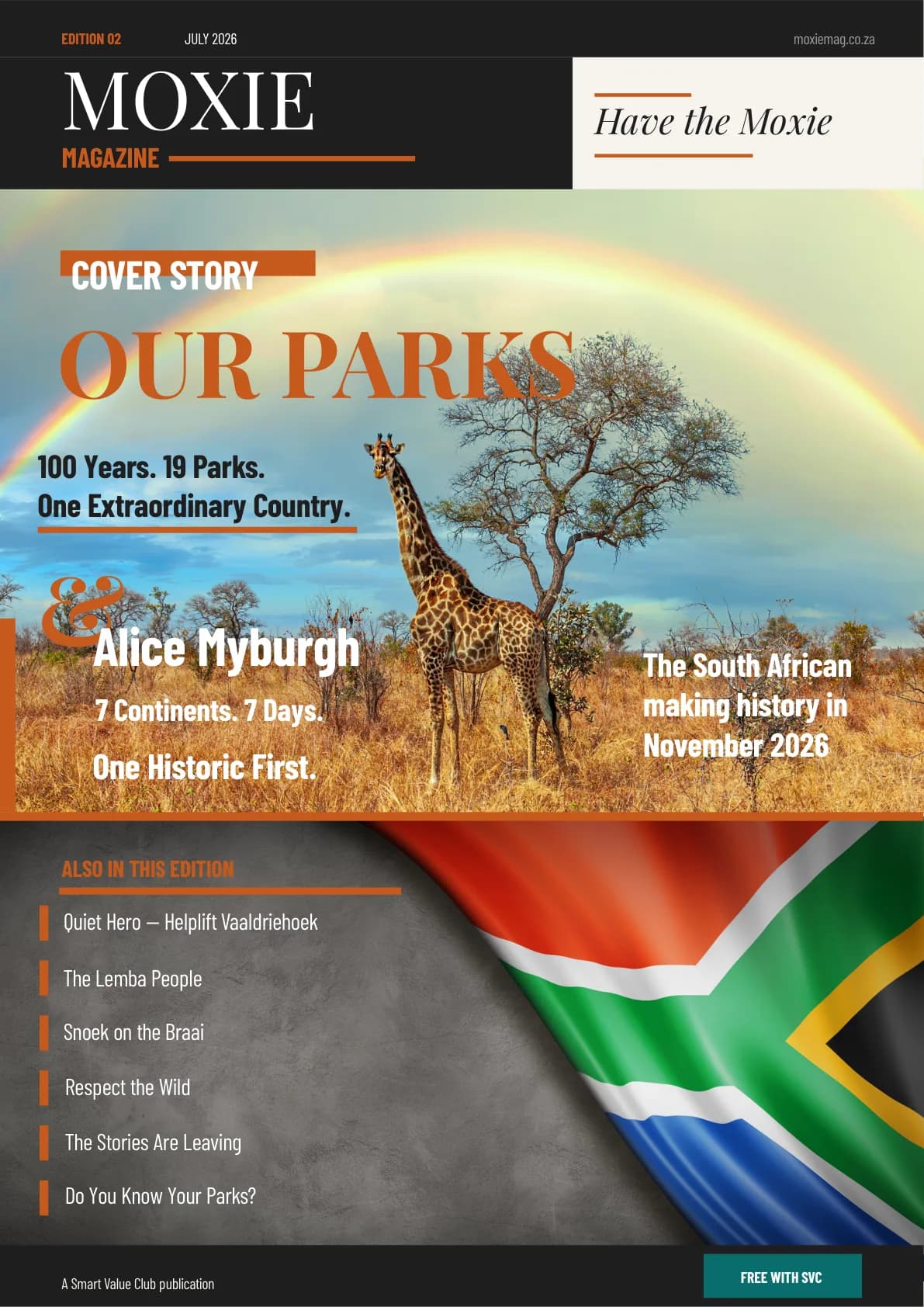Moxie Magazine, July 2026 cover